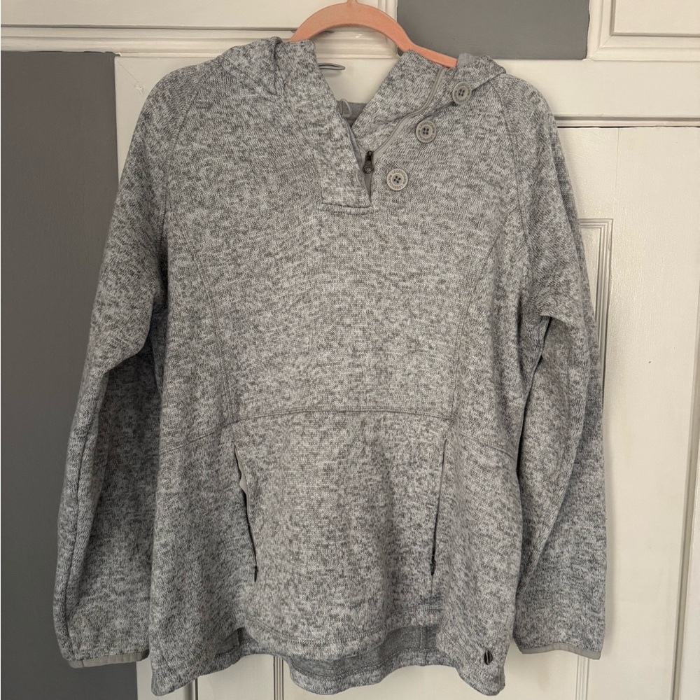 Legendary Whitetails Gray Button-Up Hooded Sweater